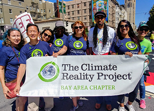 A group of citizen activists attending a chapters presentation.