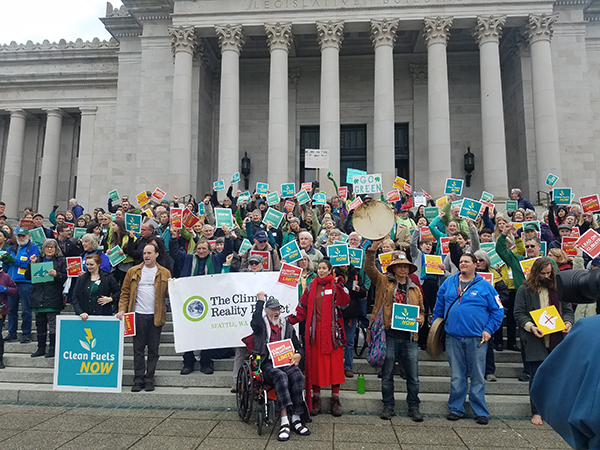 A group of citizen activists attending a chapters presentation. 