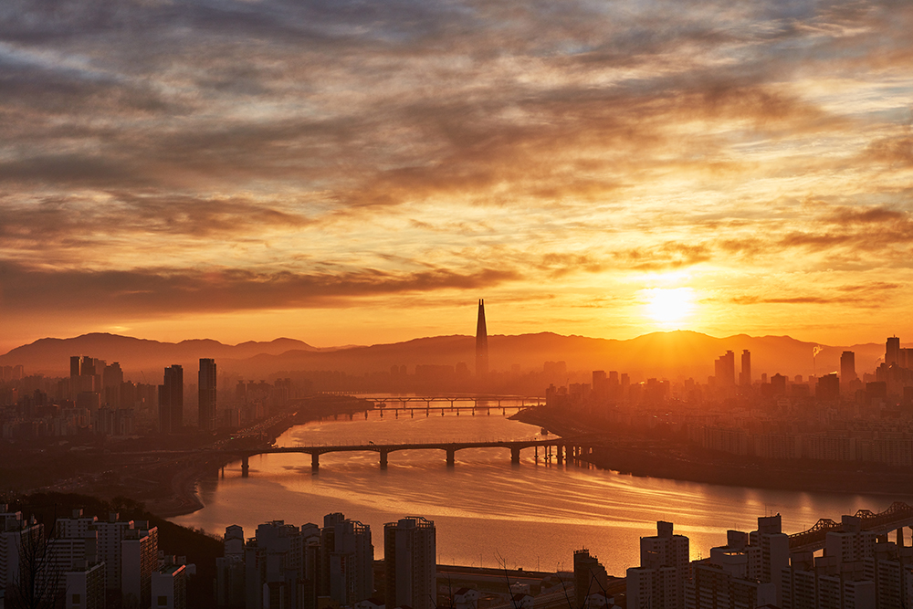 city scape of Seoul South Korea