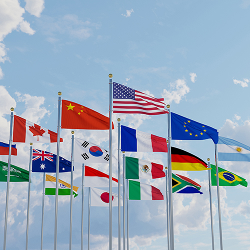 flags around the world