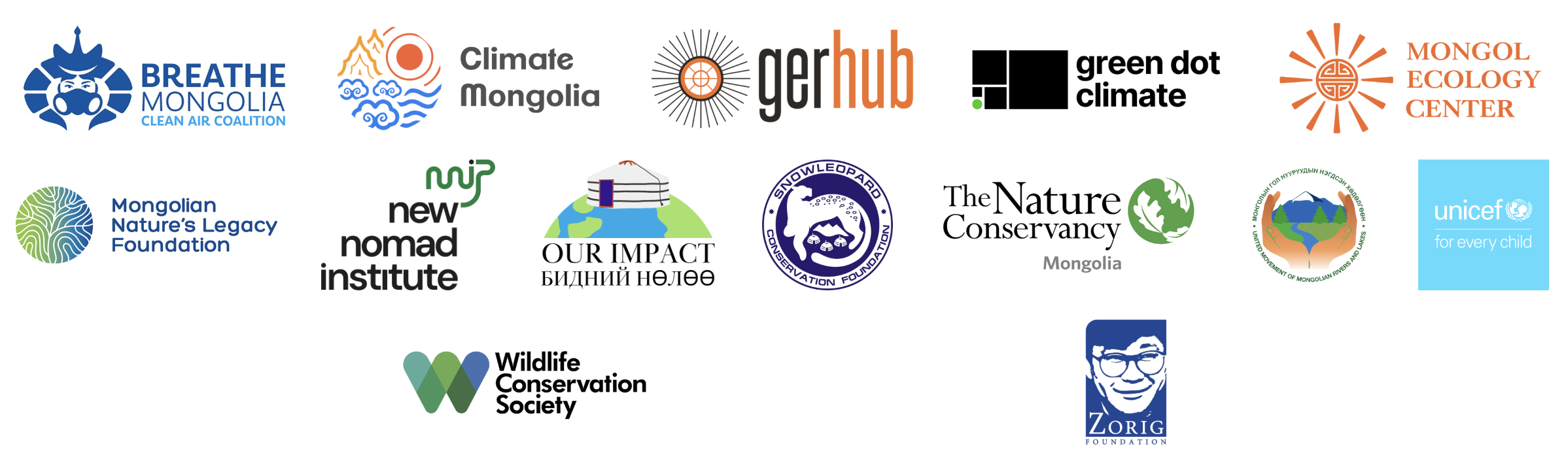 gallery of partners that joined us in mongolia