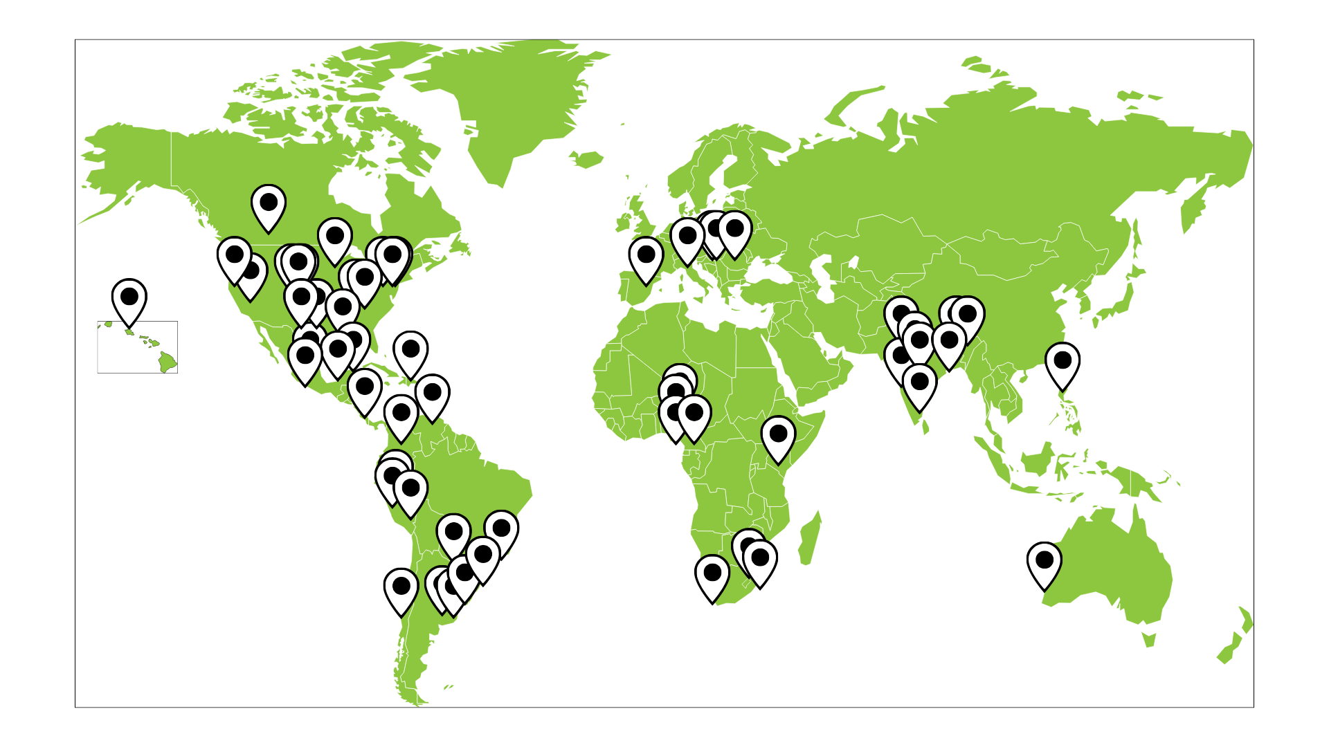map of our local events