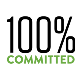 100% Committed logo