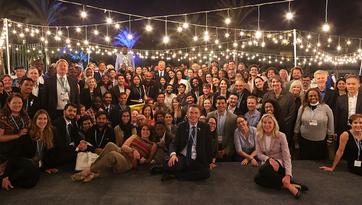 cop reception group photo