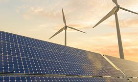 solar and wind power