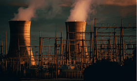 Power plant stacks