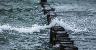 Flood over dock