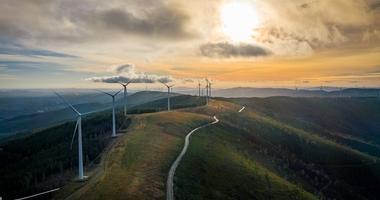 Turbines at Sunrise