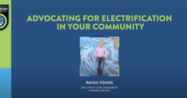 Advocating for Electrification in Your Community