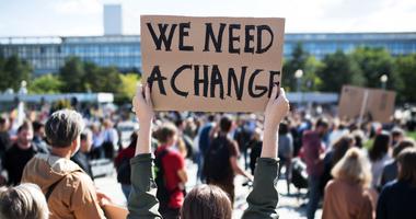 Climate change protest we need a change