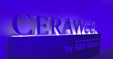 CERAWeek sign