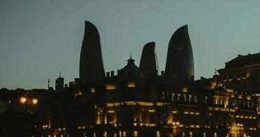 Baku at night