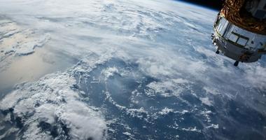 earth with satellite