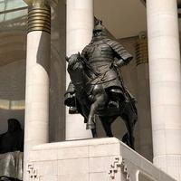 statue in mongolia icon