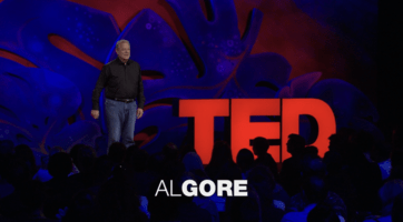 Photo of Al Gore at TED 2025