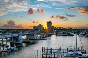 Fort Lauderdale, Florida at Sunset