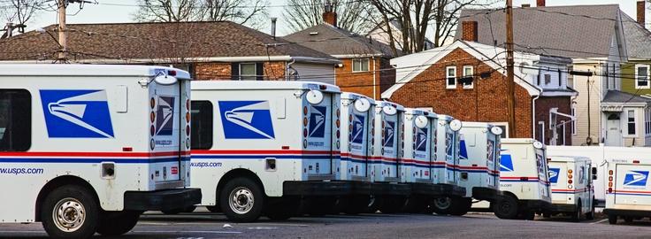 postal service trucks