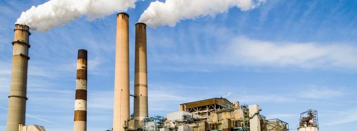 Photo Of An Industrial Factory Emitting Smoke