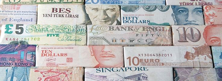 Currency from different countries