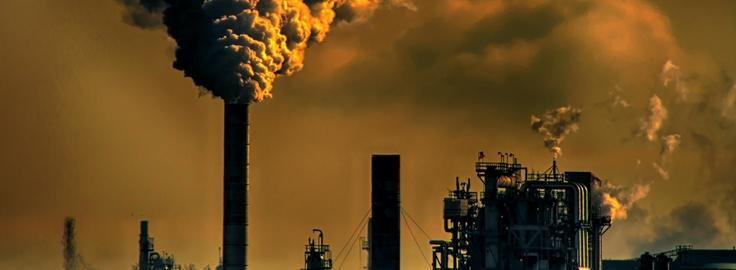 Smokestack Polluting the air