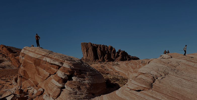 Photo of hikers in Nevada