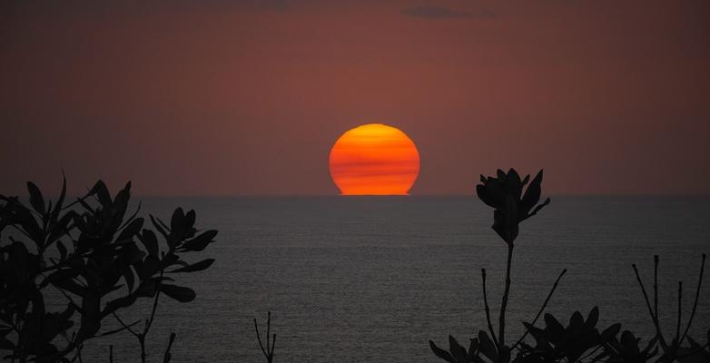 Sunrise in bushfire smoke