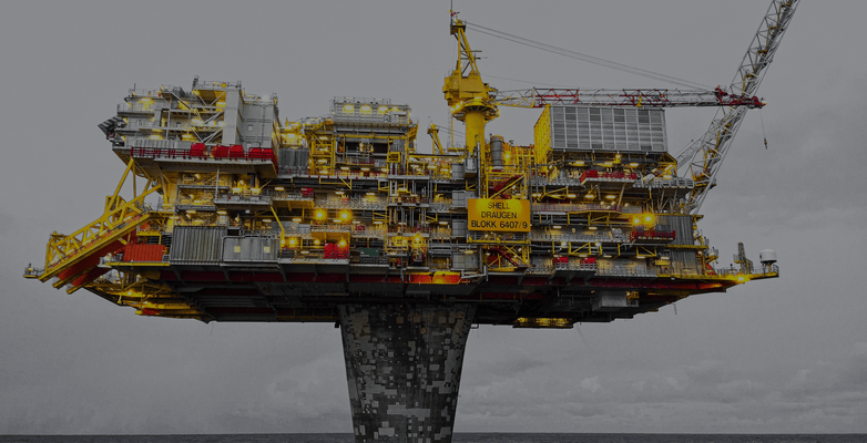 Oil Rig Darkened