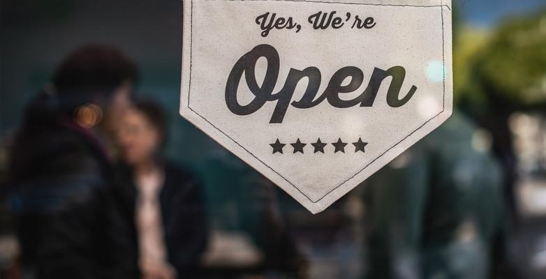 small business, open sign