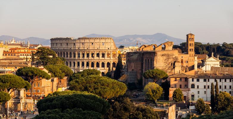 skyline of rome