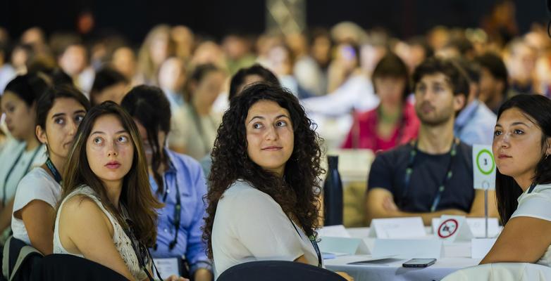 climate leaders listening to speakers