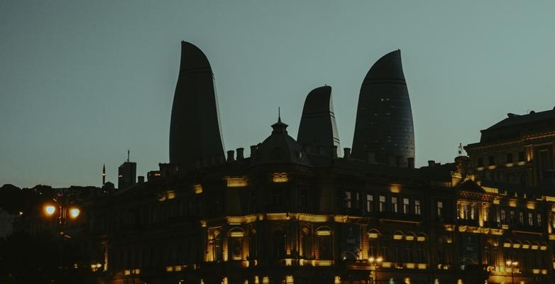 Baku at night