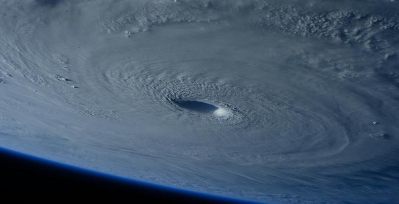 Hurricane from space