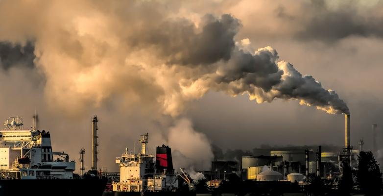 emissions from fossil fuel plant