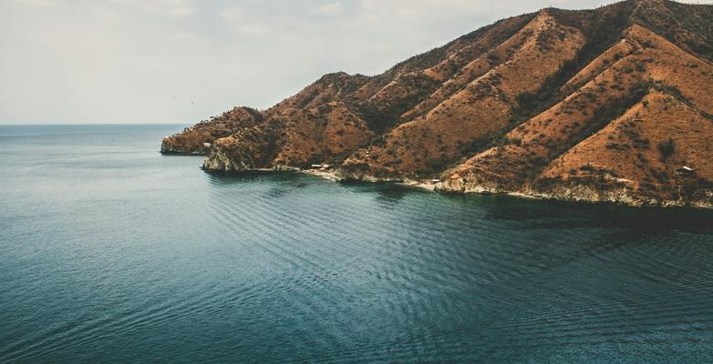 Santa Marta, Colombia coastline