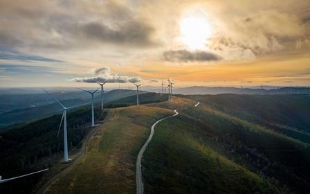 Turbines at Sunrise