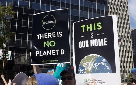 No planet B sign