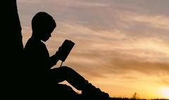 Child Reading a Book